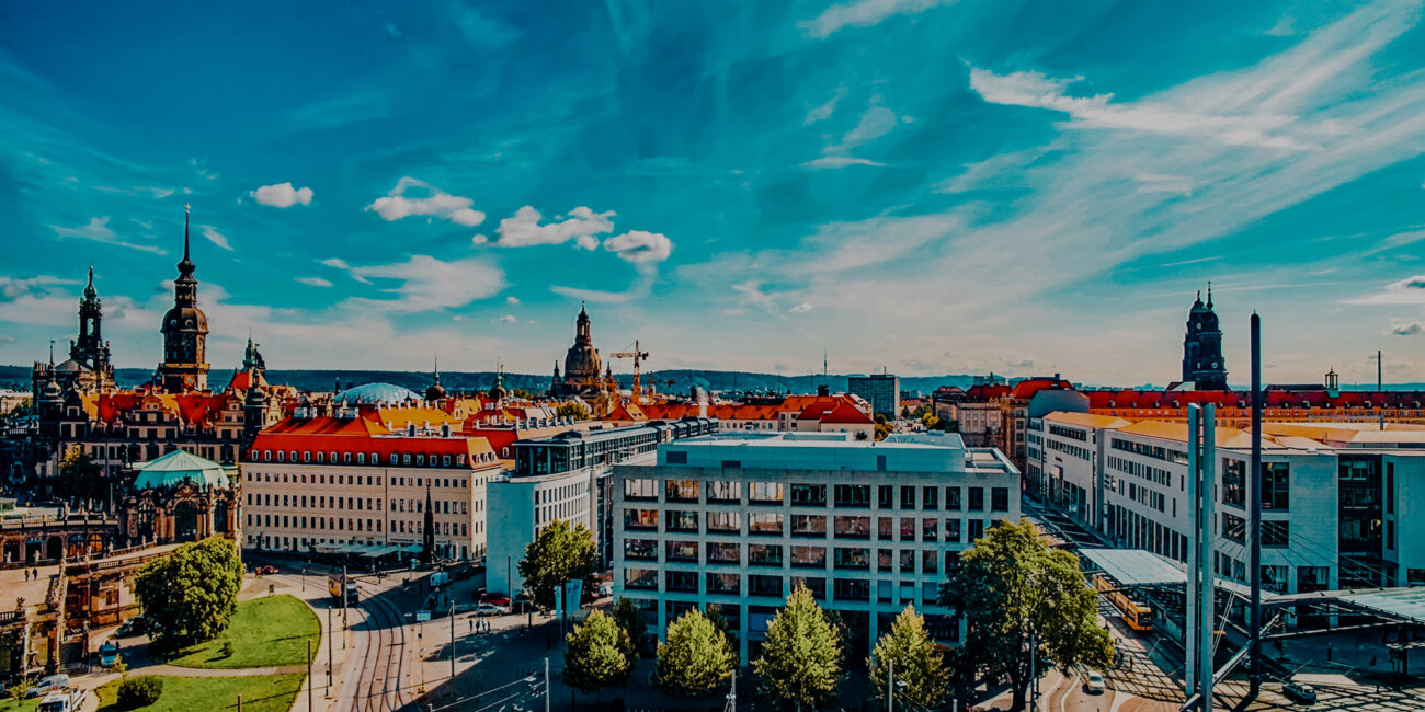 Panorama des Zentrums von Dresden