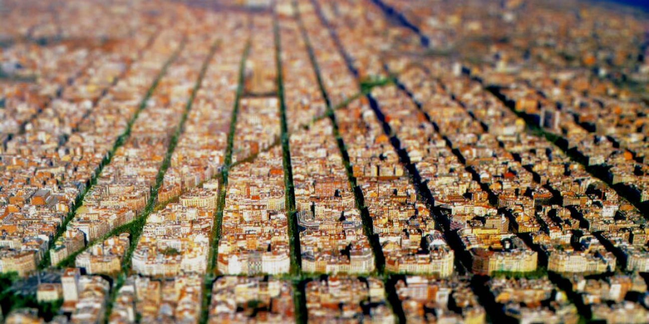 Luftaufnahme von Barcelona